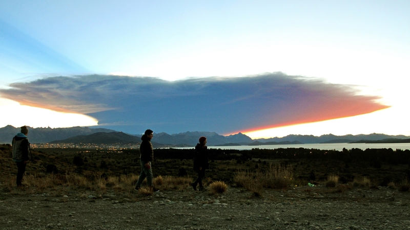 The volcano had been dormant for 54 years before two eruptions yesterday