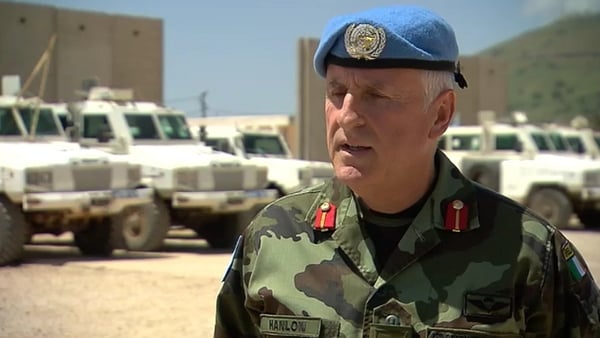 Brig Gen Tony Hanlon explains the role of Irish peacekeepers