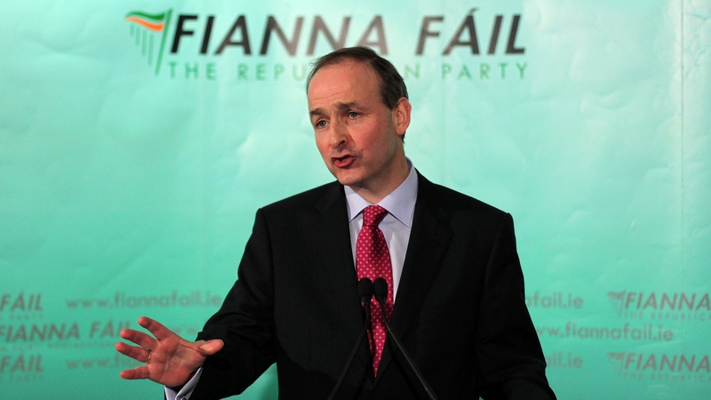 Fianna Fáil leader Michéal Martin is meeting with party delegates today
