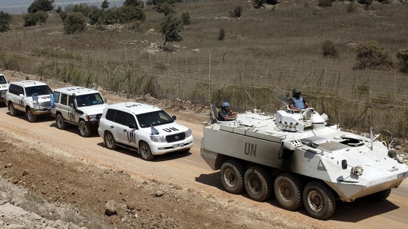 Peacekeepers cannot intervene in the civil war in Syria