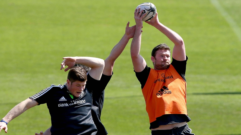 Donnacha Ryan in training this week