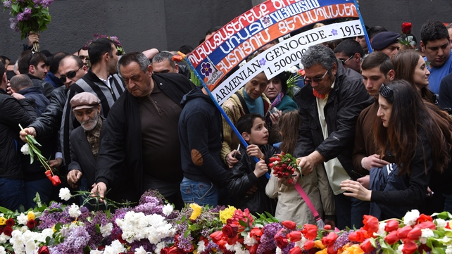 An emotional ceremony was held in the Armenian capital Yerevan