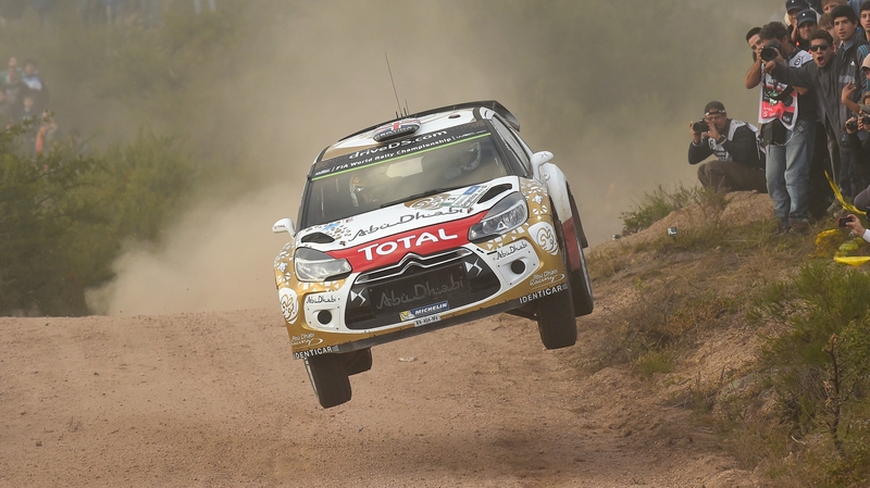 Kris Meeke in action in Argentina