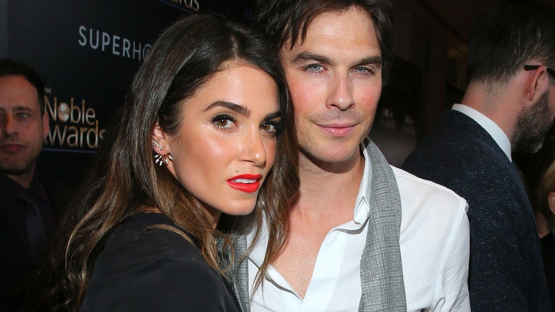 Nikki Reed and Ian Somerhalder