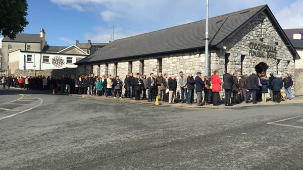Karen Buckley's remains lay in repose at a funeral home in Mallow