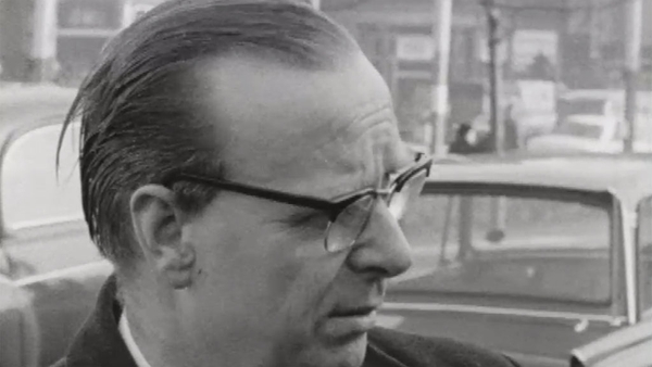 Gerry Fitt speaking to RTÉ News on 13 February 1969.