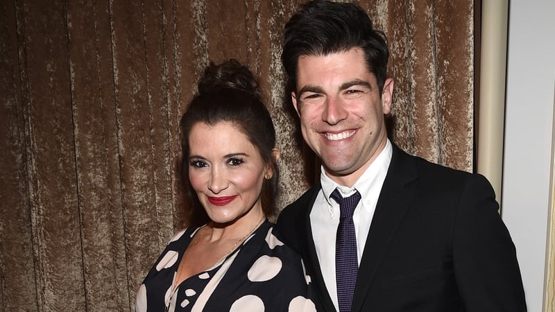 Tess Sanchez and Max Greenfield