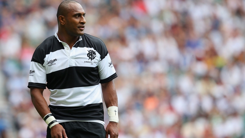 Joe Rokocoko in action for the Barbarians in 2014