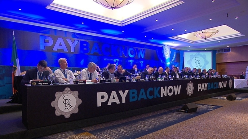 The GRA says some gardaí have been spat at during water charge protests