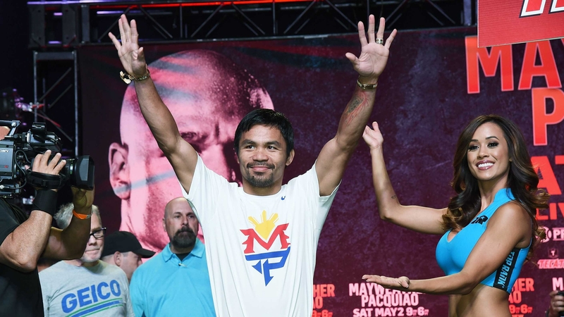 Manny Pacquiao at today's press conference