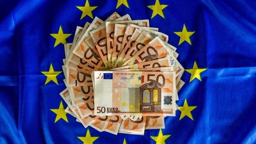 The Sentix research group said its investor sentiment index for the euro zone rose to -0.3 from -2.2 in March