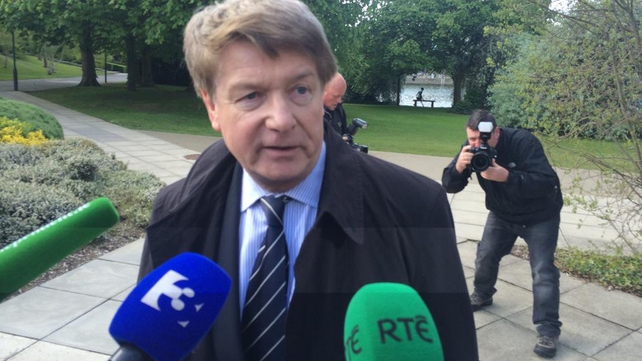 Brian O'Donnell headed to UCD where the Bank of Ireland's AGM was being held