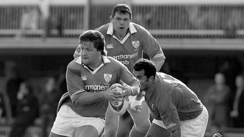 Shane Byrne in action for Ireland