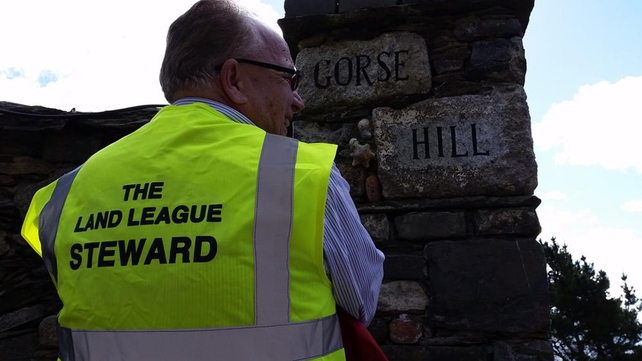 New Land League members were at the property since early this morning