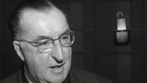 Chief Whip Roddy O'Connor of the Nationalist Party pictured on 19 February 1969.