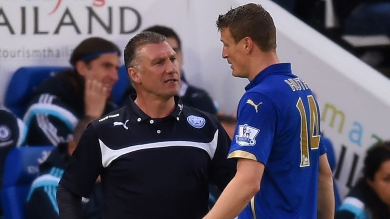 Nigel Pearson on the touchline last night during the loss to Chelsea