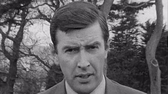 RTÉ News reporter Ronnie Turner reporting on 24 April, 1969.