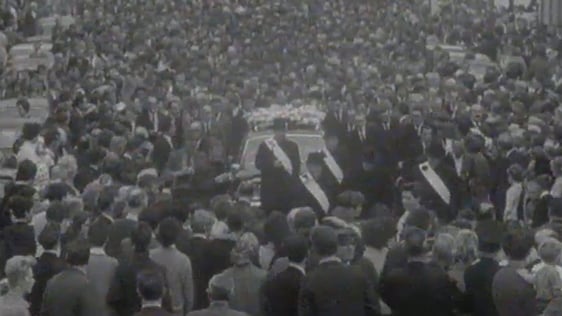 Funeral of Samuel Devenney, which took place on 20 July, 1969.