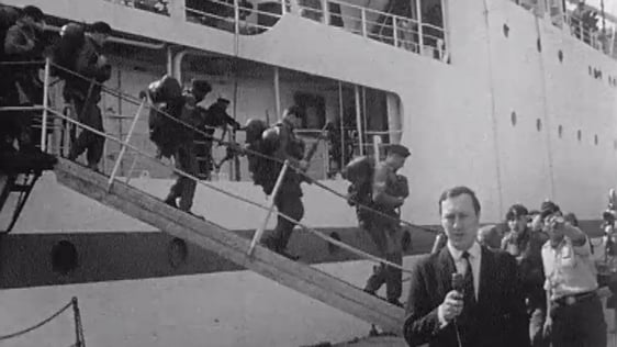Tom McCaughren reports on the arrival of British Troops in Derry on 18 August 1969.