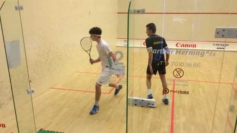 Michael Craig (left) claimed the decisive victory that sent Ireland through to the Division 2 final