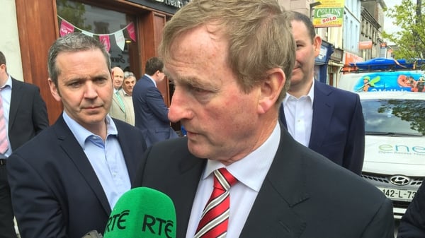 Mr Kenny said he spoke to Mr Cameron and congratulated him on the general election victory of the Conservative Party