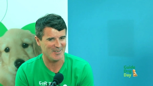 Roy Keane gives interview to mark Irish Guide Dog Day
