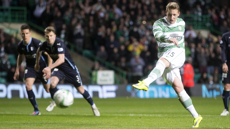 Celtic's Kris Commons totally freaked out after being substituted against Molde