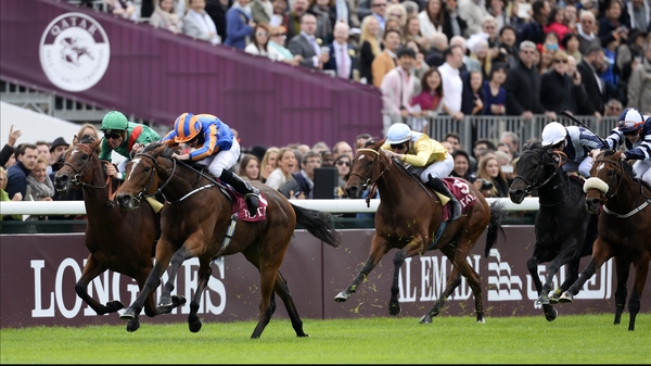 Ryan Moore riding Found (2L) win The Total Prix Marcel Boussac