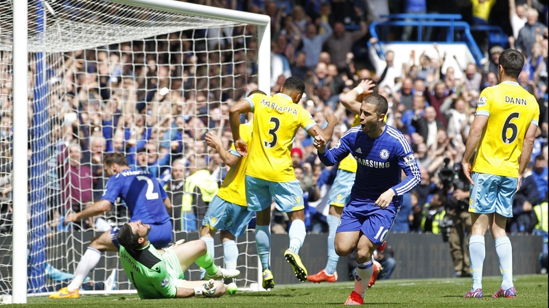 Eden Hazard scored after a second attempt