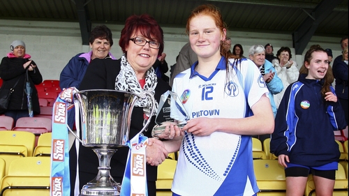 Waterford's Beth Carton with the silverware