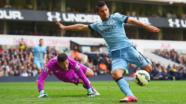 Sergio Aguero scored the game's only goal