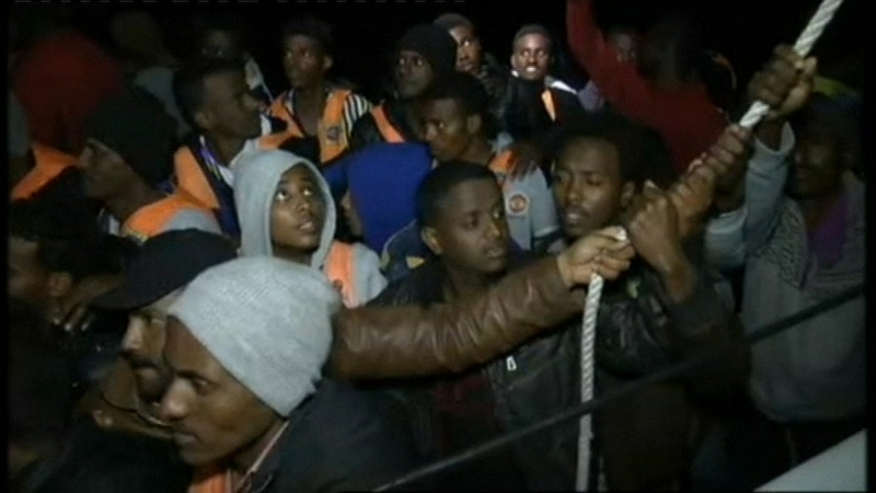 Boats of migrants captured off Libya ordered to head for the city of Misrata east of the capital Tripoli