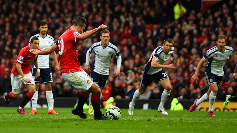 Robin Van Persie won't be taking any more penalties this season