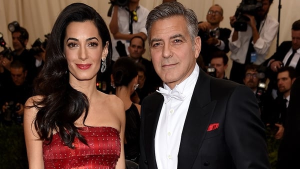 Amal and George Clooney at the MET Gala earlier this month