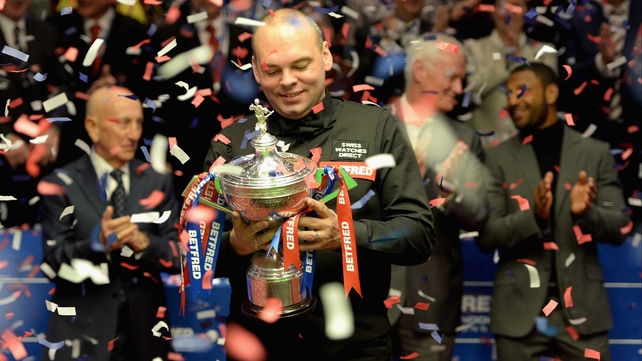 Stuart Bingham is crowned world snooker champion at the Crucible after defeating Shaun Murphy 18-15