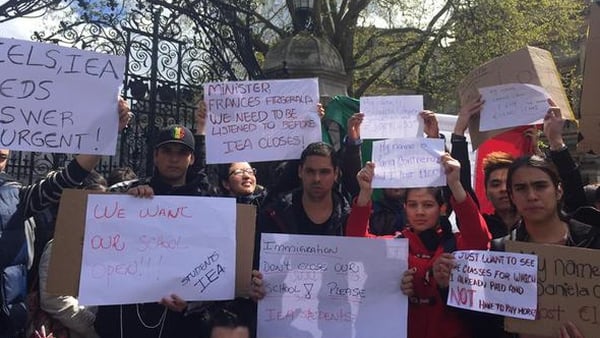 Protesters want more assistance for students and a more rigorous inspection system for schools