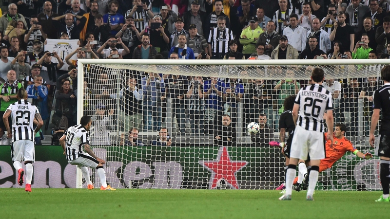 Carlos Tevez smashes home the winner for Juventus