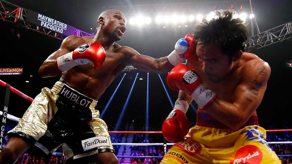 Floyd Mayweather Jr beat Manny Pacquiao in their $500m mega bout in May