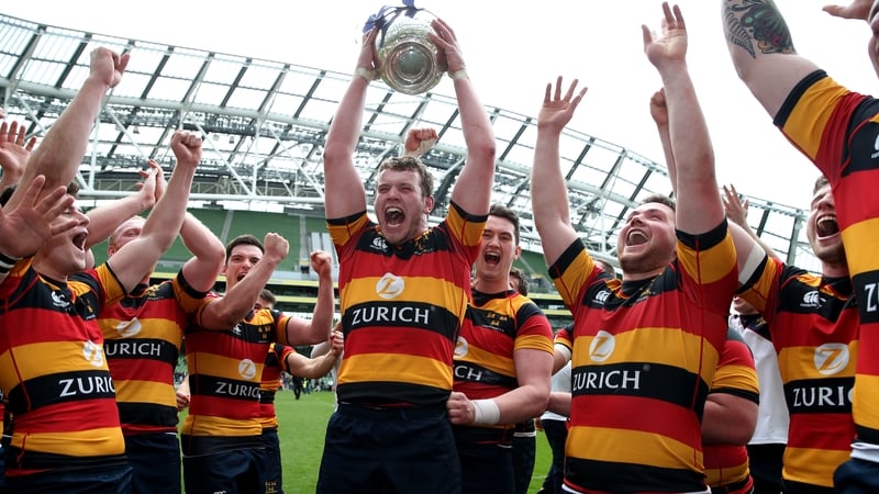 Lansdowne players celebrate winning
