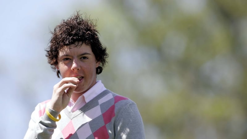 A fresh-faced Rory McIlroy was speaking at the 2005 Irish Amateur Open Championship