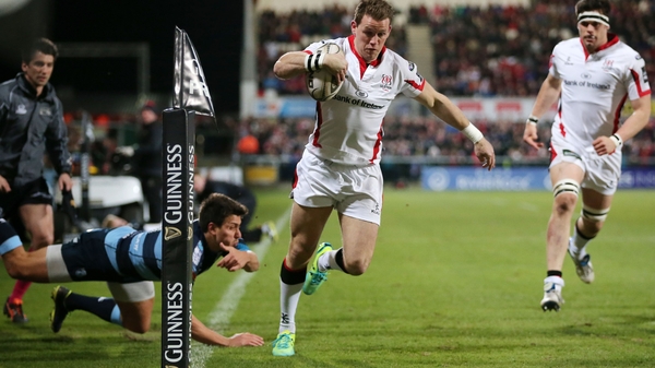 Craig Gilroy has scored 11 tries in the 2014/15 competition so far