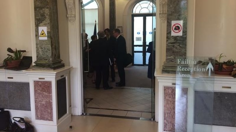 The talks adjourned after 15 minutes of preliminary discussions