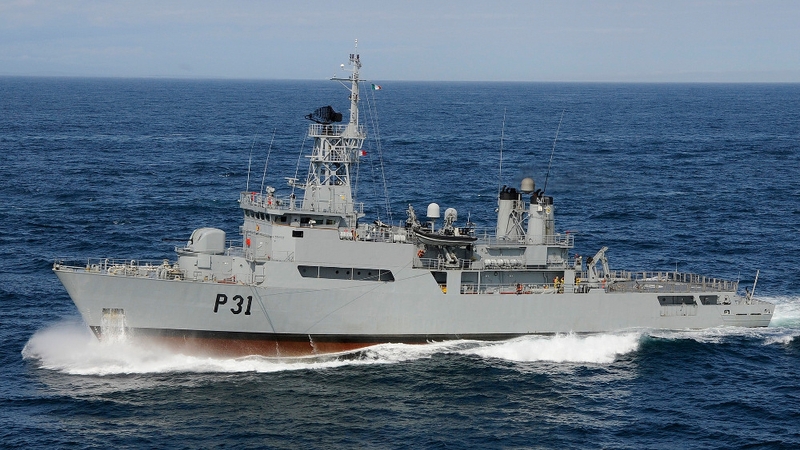 The LÉ Eithne is expected to sail on Saturday
