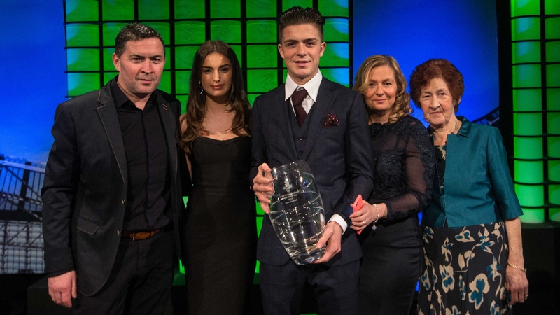 Jack Grealish was named Under-21 Player of the Year