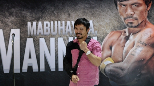 Manny Pacquiao returned to the Philippines today