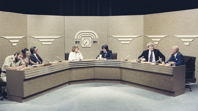 Davis takes part in the RTÉ show Words, Words, Words in 1979