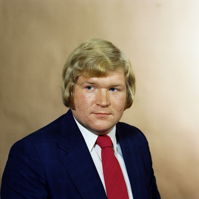 Davis in a publicity shot taken in the RTÉ Stills Studio in 1975