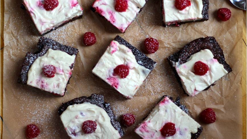 Raspberry Cheesecake Brownies