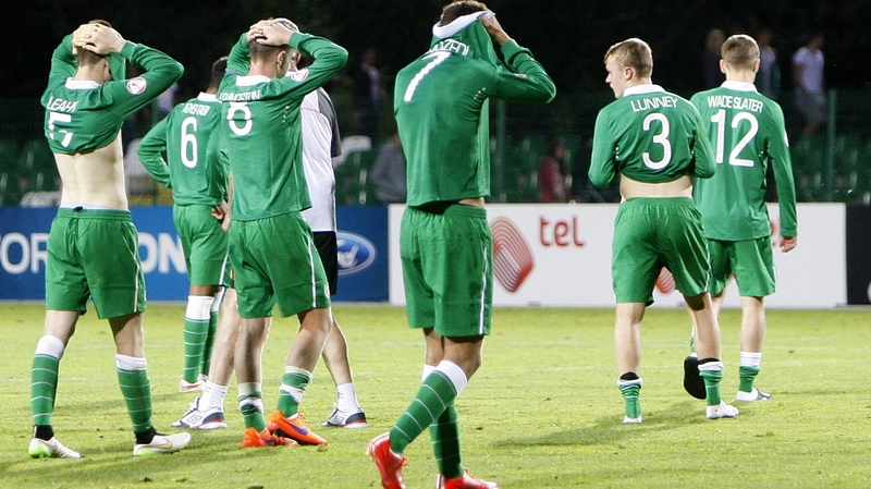 Ireland managed just one point from their trip to Bulgaria