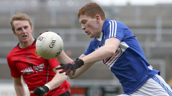 Laois' John O'Loughlin in action against Down